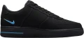 Кроссовки Nike AIR FORCE 1 07 LOW 'RUBBER SWOOSH' черно-синие HV6223-001
