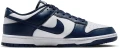 Кросівки Nike DUNK LOW RETRO темно-синьо-білі HF5441-107