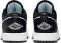 Кроссовки подростковые Nike AIR JORDAN 1 LOW (GS) бело-черные 553560-132