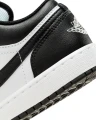 Кроссовки подростковые Nike AIR JORDAN 1 LOW (GS) бело-черные 553560-132