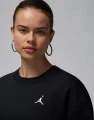 Свитшот женский Nike JORDAN BROOKLYN FLEECE CREW-NECK SWEATSHIRT черный FV7074-010