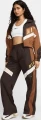 Спортивные штаны женские Nike SPORTSWEAR HIGH-WAISTED коричнево-белые HF5957-220