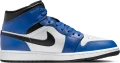 Кросівки Nike AIR JORDAN 1 MID синьо-біло-чорні DQ8426-402