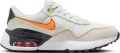 Кроссовки подростковые Nike AIR MAX SYSTM (GS) бело-серо-оранжевые DQ0284-109