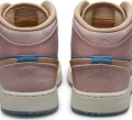 Кроссовки подростковые Nike JORDAN 1 MID “ZEN” (GS) коричнево-голубые FN7452-400