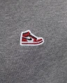 Футболка Nike JORDAN BRAND SNEAKER PATCH серая FN5982-091