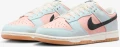 Кроссовки женские Nike DUNK LOW голубо-коралловые HJ7341-474