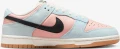 Кроссовки женские Nike DUNK LOW голубо-коралловые HJ7341-474