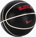 Баскетбольний м'яч Nike ALL COURT 2.0 8P L JAMES DEFLATED чорно-червоний Розмір 7 N.100.4368.097.07