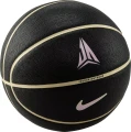 Баскетбольний м'яч Nike ALL COURT 8P J MORANT DEFLATED чорно-бежево-світло-рожевий Розмір 7 N.101.1051.011.07