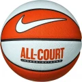 Баскетбольний м'яч Nike EVERYDAY ALL COURT 8P DEFLATED оранжево-білий Розмір 7 N.100.4369.810.07