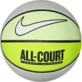 Баскетбольний м'яч Nike EVERYDAY ALL COURT 8P DEFLATED сіро-салатовий Розмір 7 N.100.4369.332.07