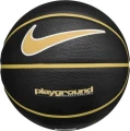 Баскетбольний м'яч Nike EVERYDAY PLAYGROUND 8P GRAPHIC DEFLATED чорно-золотий Розмір 7 N.100.4371.015.07