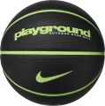Баскетбольний м'яч Nike EVERYDAY PLAYGROUND 8P GRAPHIC DEFLATED чорно-салатовий Розмір 5 N.100.4371.060.05