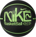 Баскетбольный мяч Nike EVERYDAY PLAYGROUND 8P GRAPHIC DEFLATED черно-салатовый Размер 5 N.100.4371.060.05