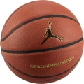Баскетбольний м'яч Nike JORDAN CHAMPIONSHIP 8P DEFLATED коричнево-золотий Розмір 7 J.100.9917.891.07