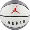 Баскетбольний м'яч Nike JORDAN PLAYGROUND 2.0 8P DEFLATED біло-сіро-червоний Розмір 7 J.100.8255.049.07
