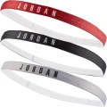 Пов'язки на голову Nike JORDAN HEADBANDS 3 PK GYM біла, чорна, бордова (3 штуки) J.000.3599.626.OS