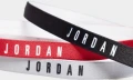 Пов'язки на голову Nike JORDAN HEADBANDS 3 PK GYM біла, чорна, бордова (3 штуки) J.000.3599.626.OS