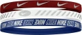 Пов'язки на голову Nike HEADBANDS 3.0 3 PK METALLIC UNIVERSITY червона, біла, синя (3 штуки) N.100.4527.662.OS