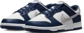 Кросівки Nike DUNK LOW темно-синьо-біло-сірі FD9749-400