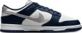 Кросівки Nike DUNK LOW темно-синьо-біло-сірі FD9749-400