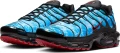 Кроссовки Nike AIR MAX PLUS голубо-черно-красные HQ3824-001