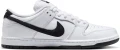 Кроссовки Nike SB DUNK LOW PRO бело-черные HF3704-100