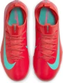 Сороконіжки (шиповки) дитячі Nike JR MERCURIAL ZOOM VAPOR 16 ACADEMY TF червоно-рожево-бірюзові FQ8284-800