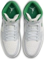Кроссовки Nike AIR JORDAN 1 MID светло-серо-бело-зеленые DQ8426-142