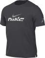 Футболка для бігу Nike MILER FLASH DRI-FIT UV RUNNING темно-сіра IB4127-070