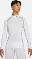 Термобелье футболка с длинным рукавом Nike PRO DRI-FIT белая DD1986-100