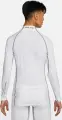 Термобелье футболка с длинным рукавом Nike PRO DRI-FIT белая DD1986-100