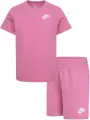 Комплект летний детский Nike CLUB розовый 36M143-ACG