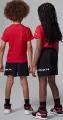 Комплект летний детский Nike JORDAN BASELINE красно-черный 85D676-023