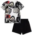 Комплект літній дитячий Nike JORDAN MVP RING біло-чорно-червоний 85D659-023