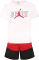 Комплект летний детский Nike JORDAN STACKED MIXED SET бело-красно-черный 85D767-R78
