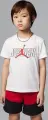 Комплект летний детский Nike JORDAN STACKED MIXED SET бело-красно-черный 85D767-R78