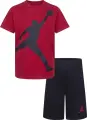 Комплект летний детский Nike JUMPMAN красно-черный 85C138-023