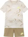 Комплект літній дитячий Nike ON THE MOVE бежево-коричневий 86M723-X3E