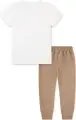 Спортивний комплект дитячий Nike JORDAN SNEAKER SCHOOL біло-коричневий 85D722-J34