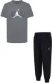 Спортивний комплект дитячий Nike JORDAN SNEAKER SCHOOL сіро-чорний 85D722-023