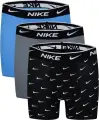 Труси (боксерки) підліткові Nike DRI-FIT ESSENTIAL COTTON STRETCH BOXER SHORTS блакитні, чорні, сірі (3 штуки) 9N0847-F66