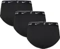 Труси (бріфи) підліткові Nike DRI-FIT ESSENTIAL COTTON STRETCH HIP BRIEFS чорні (3 штуки) 9N1185-023