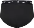 Труси (бріфи) підліткові Nike DRI-FIT ESSENTIAL COTTON STRETCH HIP BRIEFS чорні (3 штуки) 9N1185-023