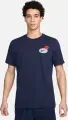 Футболка Nike DRI-FIT FITNESS GFX темно-синяя FV8366-451