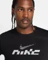 Футболка для бігу Nike MILER FLASH DRI-FIT UV RUNNING чорна IB4127-010