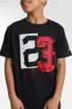 Футболка подростковая Nike JORDAN 23 MESH черно-красно-белая 95D782-023