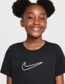 Футболка подростковая Nike ONE FITTED DRI-FIT черная FZ5600-010