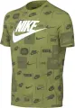Футболка подростковая Nike SPORTSWEAR лаймовая FN9609-377